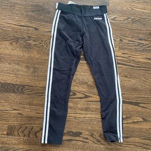 Black adidas leggings size small NTW new